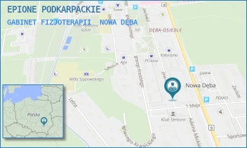 GABINET FIZJOTERAPII - EPIONE PODKARPACKIE - UL. JANA PAWŁA II 4,  NOWA DĘBA