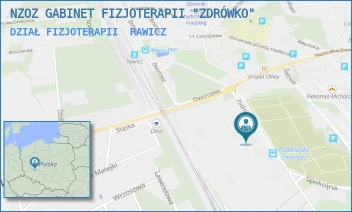 DZIAŁ FIZJOTERAPII - NZOZ GABINET FIZJOTERAPII "ZDRÓWKO" - PODMIEJSKA 8,  RAWICZ