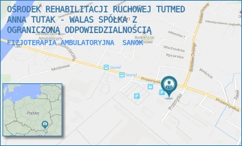 FIZJOTERAPIA AMBULATORYJNA - OŚRODEK REHABILITACJI RUCHOWEJ TUTMED ANNA TUTAK - WALAS SPÓŁKA Z OGRANICZONĄ ODPOWIEDZIALNOŚCIĄ - UL. PRZEMYSKA 24,  SANOK