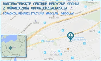 PORADNIA REHABILITACYJNA WROCŁAW - BONIFRATERSKIE CENTRUM MEDYCZNE SPÓŁKA Z OGRANICZONĄ ODPOWIEDZIALNOŚCIĄ - UL. BIERUTOWSKA 63,  WROCŁAW