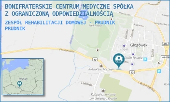 ZESPÓŁ REHABILITACJI DOMOWEJ - PRUDNIK - BONIFRATERSKIE CENTRUM MEDYCZNE SPÓŁKA Z OGRANICZONĄ ODPOWIEDZIALNOŚCIĄ - UL. PIASTOWSKA 8,  PRUDNIK