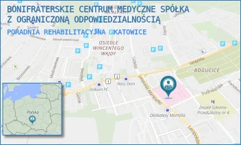 PORADNIA REHABILITACYJNA - BONIFRATERSKIE CENTRUM MEDYCZNE SPÓŁKA Z OGRANICZONĄ ODPOWIEDZIALNOŚCIĄ - UL. L.MARKIEFKI 87,  KATOWICE