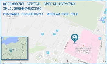 PRACOWNIA FIZJOTERAPII - WOJEWÓDZKI SZPITAL SPECJALISTYCZNY IM.J.GROMKOWSKIEGO - UL. KOSZAROWA 5,  WROCŁAW-PSIE POLE