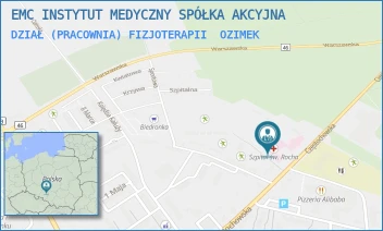 DZIAŁ (PRACOWNIA) FIZJOTERAPII - EMC INSTYTUT MEDYCZNY SPÓŁKA AKCYJNA - UL. CZĘSTOCHOWSKA 31,  OZIMEK