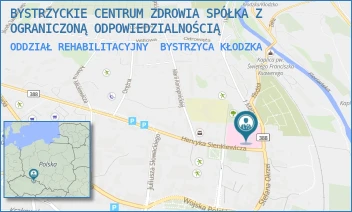 ODDZIAŁ REHABILITACYJNY - BYSTRZYCKIE CENTRUM ZDROWIA SPÓŁKA Z OGRANICZONĄ ODPOWIEDZIALNOŚCIĄ - UL. STEFANA OKRZEI 49,  BYSTRZYCA KŁODZKA