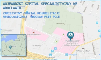 ZAMIEJSCOWY ODDZIAŁ REHABILITACJI NEUROLOGICZNEJ - WOJEWÓDZKI SZPITAL SPECJALISTYCZNY WE WROCŁAWIU - UL. POŚWIĘCKA 8,  WROCŁAW-PSIE POLE