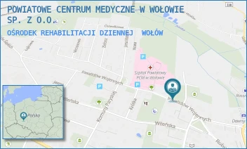 OŚRODEK REHABILITACJI DZIENNEJ - POWIATOWE CENTRUM MEDYCZNE W WOŁOWIE SP. Z O.O. - UL. INWALIDÓW WOJENNYCH 18,  WOŁÓW