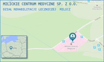 DZIAŁ REHABILITACJI LECZNICZEJ - MILICKIE CENTRUM MEDYCZNE SP. Z O.O. W RESTRUKTURYZACJI - UL. GRZYBOWA 1,  MILICZ