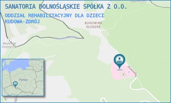 ODDZIAŁ REHABILITACYJNY DLA DZIECI - SANATORIA DOLNOŚLĄSKIE SPÓŁKA Z O.O. - UL. BUKOWINA 1,  KUDOWA-ZDRÓJ