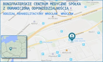 ODDZIAŁ REHABILITACYJNY WROCŁAW - BONIFRATERSKIE CENTRUM MEDYCZNE SPÓŁKA Z OGRANICZONĄ ODPOWIEDZIALNOŚCIĄ - BIERUTOWSKA 63,  WROCŁAW