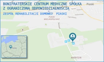 ZESPÓŁ REHABILITACJI DOMOWEJ - BONIFRATERSKIE CENTRUM MEDYCZNE SPÓŁKA Z OGRANICZONĄ ODPOWIEDZIALNOŚCIĄ - OS. MARYSIN 1,  PIASKI