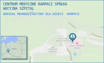 ODDZIAŁ REHABILITACYJNY DLA DZIECI - CENTRUM MEDYCZNE KARPACZ SPÓŁKA AKCYJNA SZPITAL - UL. MYŚLIWSKA 13,  KARPACZ