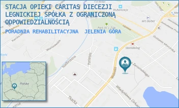 PORADNIA REHABILITACYJNA - STACJA OPIEKI CARITAS DIECEZJI LEGNICKIEJ SPÓŁKA Z OGRANICZONĄ ODPOWIEDZIALNOŚCIĄ - ŻEROMSKIEGO 2,  JELENIA GÓRA
