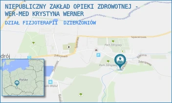 DZIAŁ FIZJOTERAPII - NIEPUBLICZNY ZAKŁAD OPIEKI ZDROWOTNEJ - WER-MED KRYSTYNA WERNER - UL. PARKOWA 7;9,  DZIERŻONIÓW