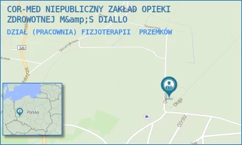 DZIAŁ (PRACOWNIA) FIZJOTERAPII - COR-MED NIEPUBLICZNY ZAKŁAD OPIEKI ZDROWOTNEJ M&amp;S DIALLO - UL. DŁUGA 4,  PRZEMKÓW