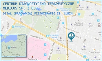 DZIAŁ (PRACOWNIA) FIZJOTERAPII II - CENTRUM DIAGNOSTYCZNO-TERAPEUTYCZNE MEDICUS SP. Z O.O. - UL. SŁONECZNA 1,  LUBIN
