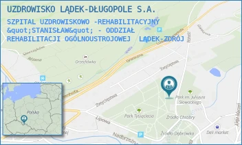 SZPITAL UZDROWISKOWO -REHABILITACYJNY "STANISŁAW" - ODDZIAŁ REHABILITACJI OGÓLNOUSTROJOWEJ - UZDROWISKO LĄDEK-DŁUGOPOLE S.A. - UL. WOLNOŚCI 2A,  LĄDEK-ZDRÓJ