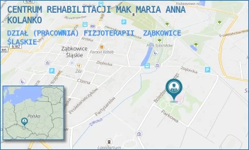 DZIAŁ (PRACOWNIA) FIZJOTERAPII - CENTRUM REHABILITACJI MAK MARIA ANNA KOLANKO - UL. CHROBREGO 5,  ZĄBKOWICE ŚLĄSKIE