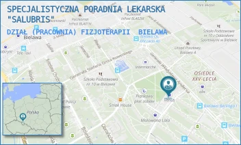 DZIAŁ (PRACOWNIA) FIZJOTERAPII - SPECJALISTYCZNA PORADNIA LEKARSKA "SALUBRIS" - UL. IGNACEGO PADEREWSKIEGO 5,  BIELAWA