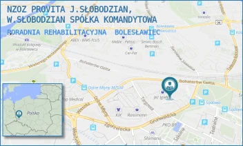 PORADNIA REHABILITACYJNA - NZOZ PROVITA J.SŁOBODZIAN, W.SŁOBODZIAN SPÓŁKA KOMANDYTOWA - UL. GRUNWALDZKA 7A,  BOLESŁAWIEC