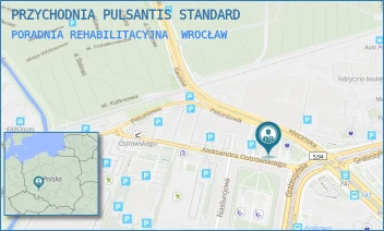PORADNIA REHABILITACYJNA - PRZYCHODNIA PULSANTIS STANDARD - UL. OSTROWSKIEGO 3,  WROCŁAW
