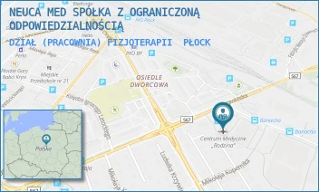 DZIAŁ (PRACOWNIA) FIZJOTERAPII - ŚWIAT ZDROWIA OPERATOR MEDYCZNY SP. Z O.O - OTOLIŃSKA 8,  PŁOCK