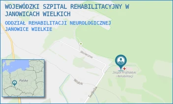 ODDZIAŁ REHABILITACJI NEUROLOGICZNEJ - WOJEWÓDZKI SZPITAL REHABILITACYJNY W JANOWICACH WIELKICH - UL. SUDECKA 15,  JANOWICE WIELKIE