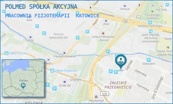PRACOWNIA FIZJOTERAPII - POLMED SPÓŁKA AKCYJNA - UL. DĄBRÓWKI 10,  KATOWICE