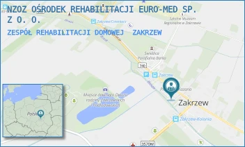 ZESPÓŁ REHABILITACJI DOMOWEJ - NZOZ OŚRODEK REHABILITACJI EURO-MED SP. Z O. O. - 41A,  ZAKRZEW