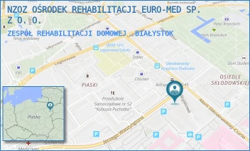 ZESPÓŁ REHABILITACJI DOMOWEJ - NZOZ OŚRODEK REHABILITACJI EURO-MED SP. Z O. O. - WOJSKOWA 4,  BIAŁYSTOK