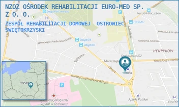 ZESPÓŁ REHABILITACJI DOMOWEJ - NZOZ OŚRODEK REHABILITACJI EURO-MED SP. Z O. O. - GRABOWIECKA 3 DE,  OSTROWIEC ŚWIĘTOKRZYSKI