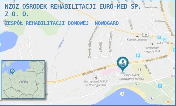 ZESPÓŁ REHABILITACJI DOMOWEJ - NZOZ OŚRODEK REHABILITACJI EURO-MED SP. Z O. O. - WOJSKA POLSKIEGO 7A,  NOWOGARD