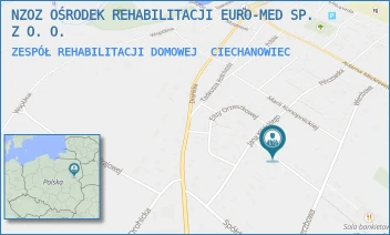 ZESPÓŁ REHABILITACJI DOMOWEJ - NZOZ OŚRODEK REHABILITACJI EURO-MED SP. Z O. O. - DR. PAWŁA OLSZEWSKIEGO 5,  CIECHANOWIEC