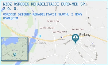 OŚRODEK DZIENNY REHABILITACJI SŁUCHU I MOWY - NZOZ OŚRODEK REHABILITACJI EURO-MED SP. Z O. O. - UL. SOLNA 4,  OŚWIĘCIM