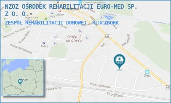 ZESPÓŁ REHABILITACJI DOMOWEJ - NZOZ OŚRODEK REHABILITACJI EURO-MED SP. Z O. O. - UL. LIGONIA 14F,  KLUCZBORK