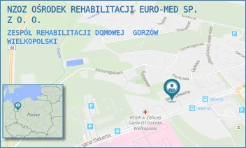 ZESPÓŁ REHABILITACJI DOMOWEJ - EURO-MED SPÓŁKA Z OGRANICZONĄ ODPOWIEDZIALNOŚCIĄ - UL. JANA DEKERTA 59B,  GORZÓW WIELKOPOLSKI