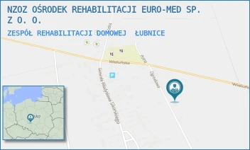 ZESPÓŁ REHABILITACJI DOMOWEJ - NZOZ OŚRODEK REHABILITACJI EURO-MED SP. Z O. O. - UL. OGRODOWA 12A,  ŁUBNICE