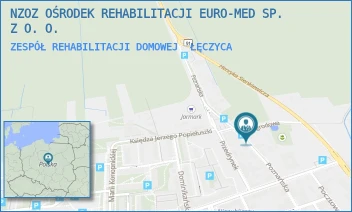 ZESPÓŁ REHABILITACJI DOMOWEJ - NZOZ OŚRODEK REHABILITACJI EURO-MED SP. Z O. O. - UL. POZNAŃSKA 24,  ŁĘCZYCA