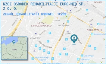 ZESPÓŁ REHABILITACJI DOMOWEJ - NZOZ OŚRODEK REHABILITACJI EURO-MED SP. Z O. O. - UL. NIEPODLEGŁOŚCI 3,  TCZEW