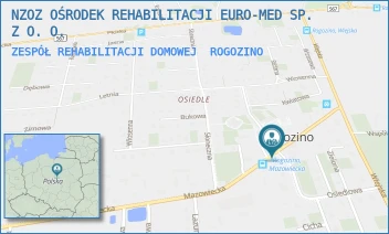 ZESPÓŁ REHABILITACJI DOMOWEJ - NZOZ OŚRODEK REHABILITACJI EURO-MED SP. Z O. O. - MAZOWIECKA 55,  ROGOZINO