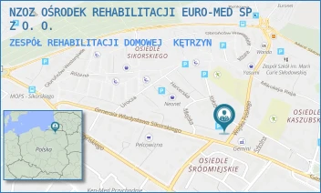 ZESPÓŁ REHABILITACJI DOMOWEJ - NZOZ OŚRODEK REHABILITACJI EURO-MED SP. Z O. O. - WOJSKA POLSKIEGO 3B/3,  KĘTRZYN