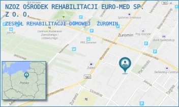 ZESPÓŁ REHABILITACJI DOMOWEJ - NZOZ OŚRODEK REHABILITACJI EURO-MED SP. Z O. O. - PLAC WOLNOŚCI 21,  ŻUROMIN