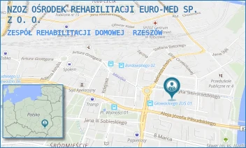ZESPÓŁ REHABILITACJI DOMOWEJ - NZOZ OŚRODEK REHABILITACJI EURO-MED SP. Z O. O. - UL. HENRYKA SIEMIRADZKIEGO 6,  RZESZÓW