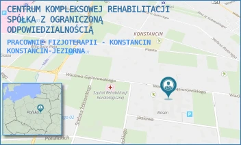PRACOWNIE FIZJOTERAPII - KONSTANCIN - CENTRUM KOMPLEKSOWEJ REHABILITACJI SPÓŁKA Z OGRANICZONĄ ODPOWIEDZIALNOŚCIĄ - GĄSIOROWSKIEGO 12/14,  KONSTANCIN-JEZIORNA