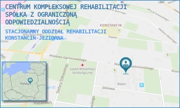 STACJONARNY ODDZIAŁ REHABILITACJI - CENTRUM KOMPLEKSOWEJ REHABILITACJI SPÓŁKA Z OGRANICZONĄ ODPOWIEDZIALNOŚCIĄ - GĄSIOROWSKIEGO 12/14,  KONSTANCIN-JEZIORNA