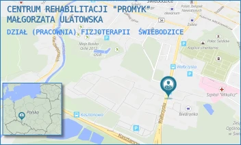 DZIAŁ (PRACOWNIA) FIZJOTERAPII - CENTRUM REHABILITACJI "PROMYK" MAŁGORZATA ULATOWSKA - UL. WAŁBRZYSKA 33,  ŚWIEBODZICE