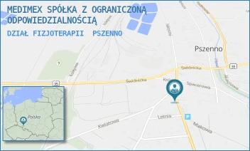 DZIAŁ FIZJOTERAPII - MEDIMEX SPÓŁKA Z OGRANICZONĄ ODPOWIEDZIALNOŚCIĄ - UL. SŁONECZNA 9,  PSZENNO