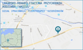 DZIAŁ (PRACOWNIA) FIZJOTERAPII - LEKARSKO-REHABILITACYJNA PRZYCHODNIA RODZINNA "AMICUS" - UL. STANISŁAWA STASZICA 27,  DZIERŻONIÓW