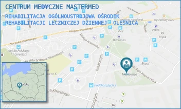 REHABILITACJA OGÓLNOUSTROJOWA OŚRODEK REHABILITACJI LECZNICZEJ DZIENNEJ - CENTRUM MEDYCZNE MASTERMED - UL. MIKOŁAJA KOPERNIKA 12,  OLEŚNICA