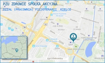 DZIAŁ (PRACOWNIA) FIZJOTERAPII - PZU ZDROWIE SPÓŁKA AKCYJNA - IGNACEGO PADEREWSKIEGO 4B,  KIELCE